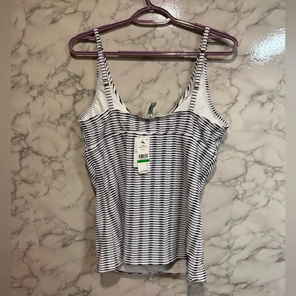 NEW Tommy Bahama Women's Island Cays Stripe Tankini Top Swimwear Size L - Picture 11 of 11